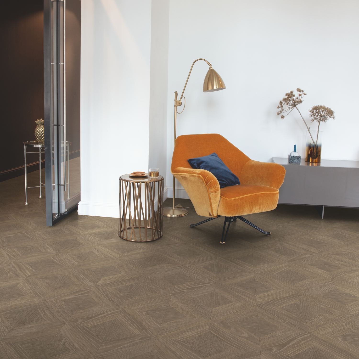 картинка Quick-Step Impressive Patterns Ultra IPU 4504 Дуб палаццо коричневый от магазина Дока